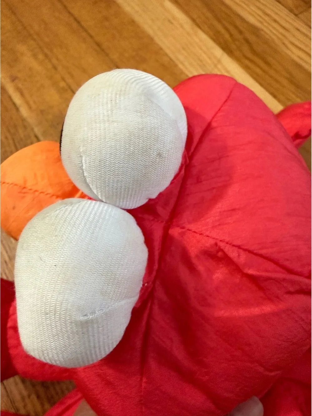 Rare Vintage 1992 Playskool Nylon Plush Stuffed Elmo Lovey Sesame Street 16
